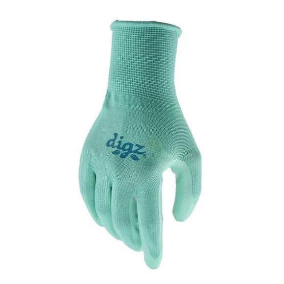 Digz Gardening Gloves Nitrile Coated 3 Pack Womens Size Large Value Pack Plants - Picture 4 of 6